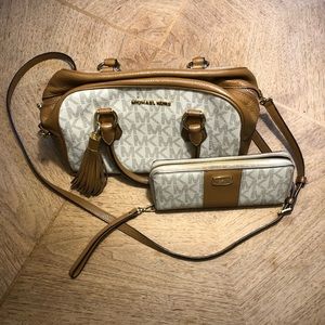 MK Logo Medium Crossbody purse